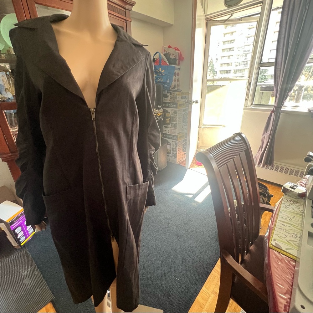 Thompson Women's Black Trench Coat